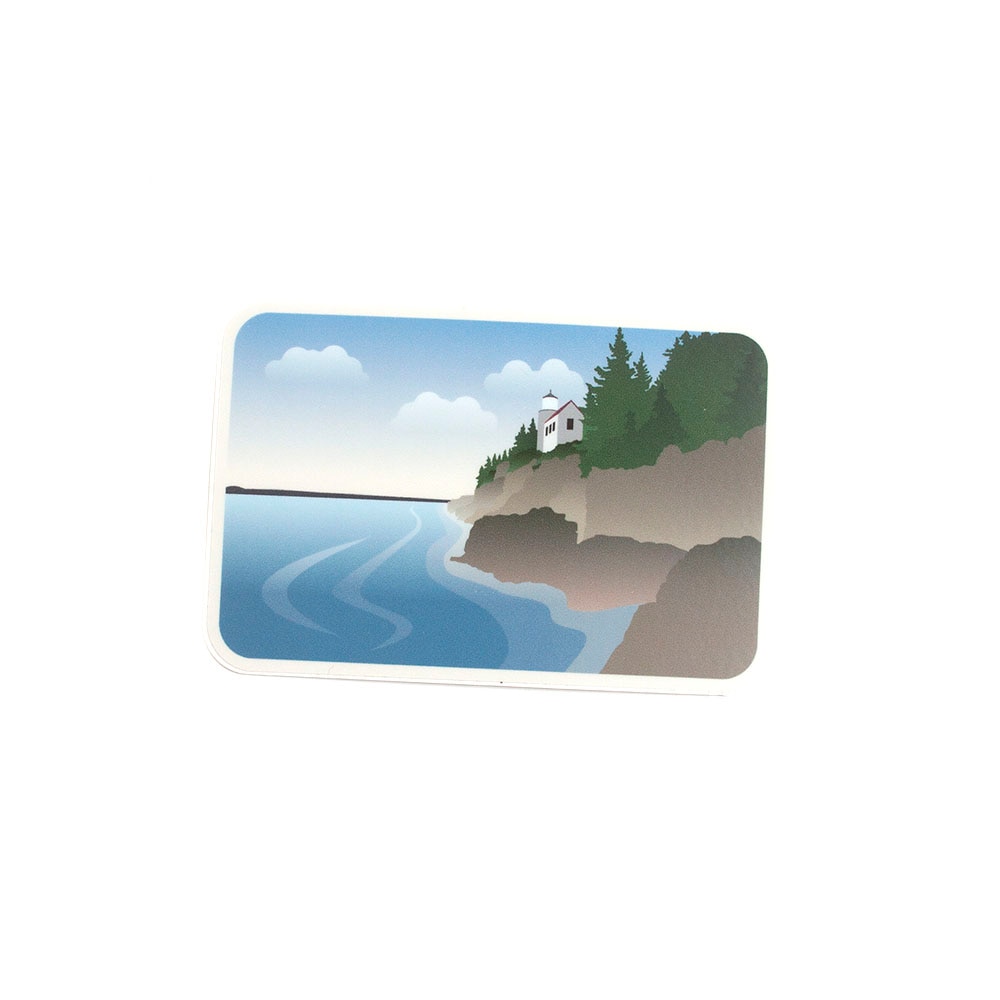 Stickers Northwest, Stickers, Art & School, 3", Lighthouse Scene, 521385